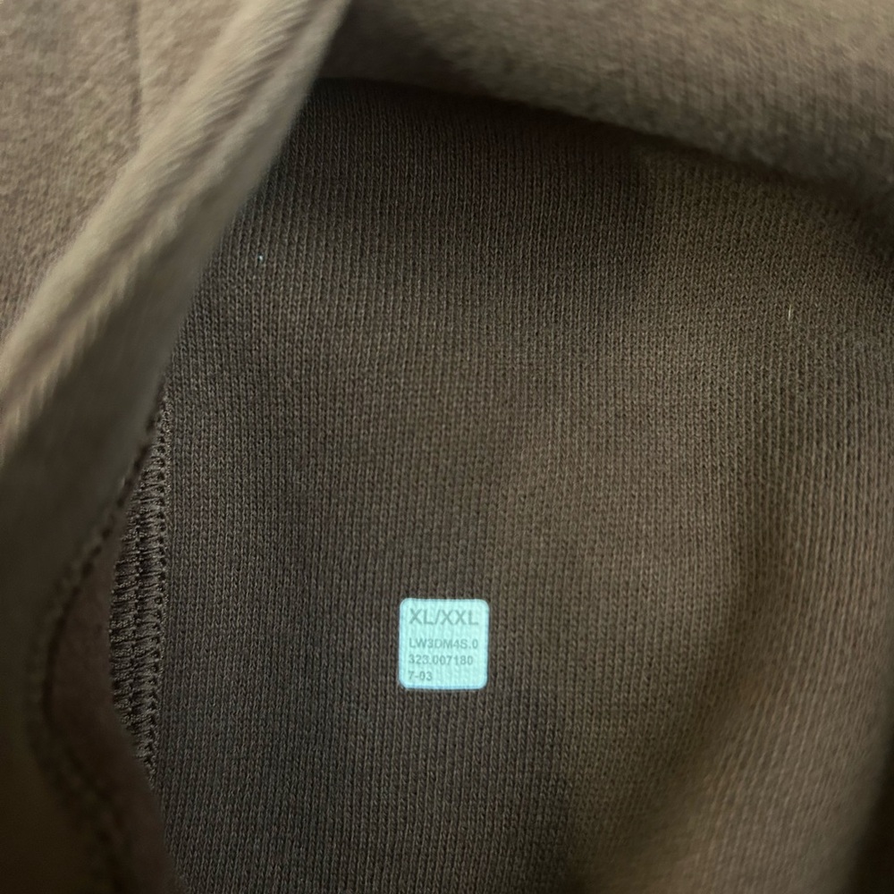 Scuba Oversized Half-Zip Hoodie Java - image 3